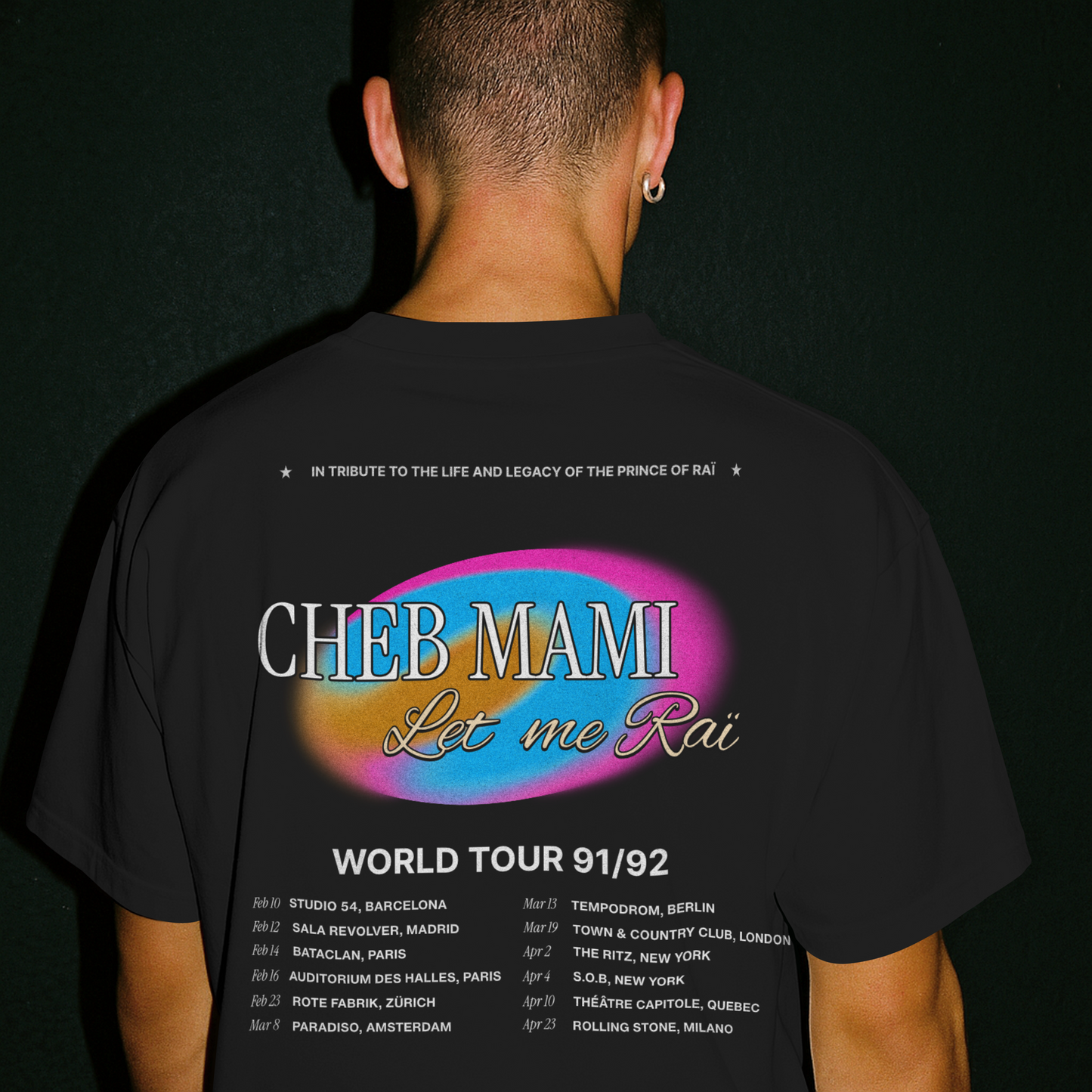 CHEB MAMI WORLD TOUR TEE